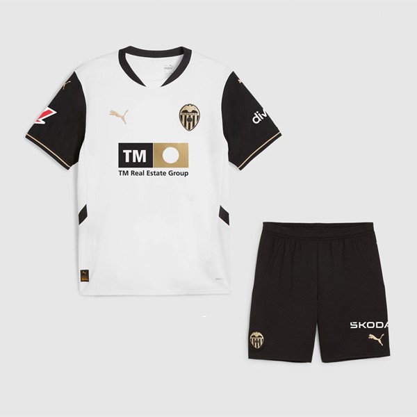 Camiseta Valencia Primera equipo Niño 2024-25